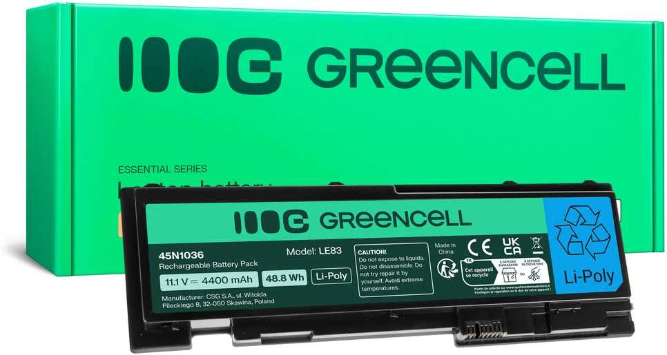 Baterija Green Cell 0A36309 42T4844  skirta Lenovo ThinkPad T420s T420si T430s T430si 2355, 3400 mAh talpa
