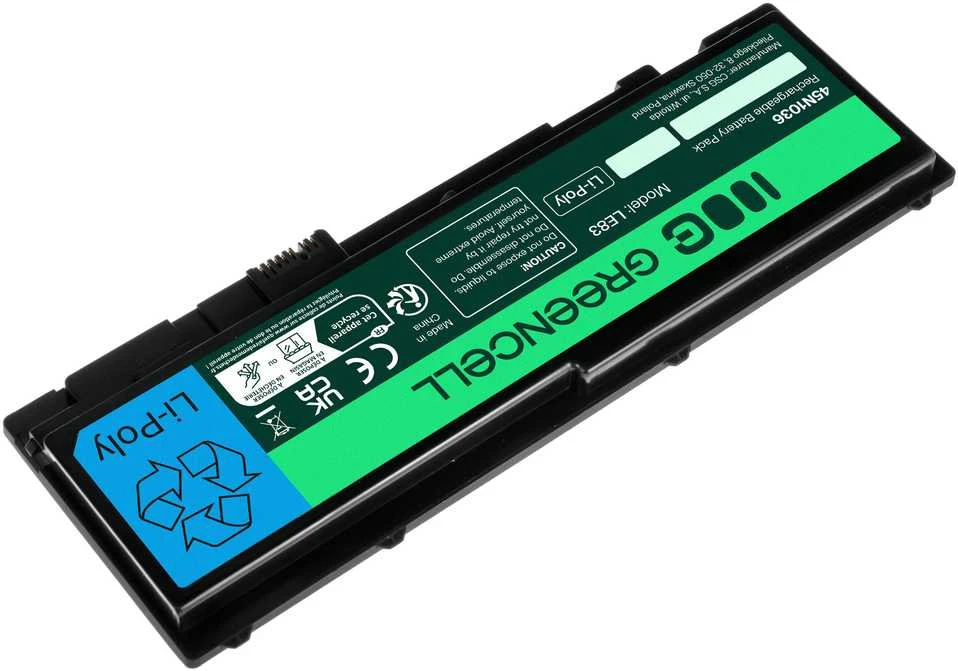 Baterija Green Cell 0A36309 42T4844  skirta Lenovo ThinkPad T420s T420si T430s T430si 2355, 3400 mAh talpa