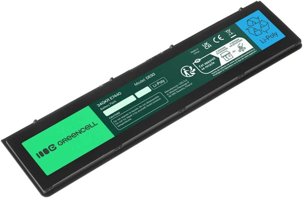 Green Cell Žalias Cell Baterija Žalias Cell 34GKR F38HT skirta Dell Latitude E7440 E7450 7.4V