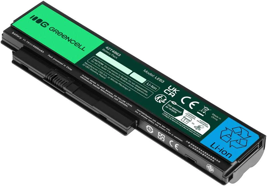 Žalias Cell GREENCELL LE63 Baterija Žalias Cell, skirta Lenovo ThinkPad X230 X230I X220