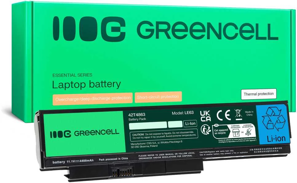 Žalias Cell GREENCELL LE63 Baterija Žalias Cell, skirta Lenovo ThinkPad X230 X230I X220