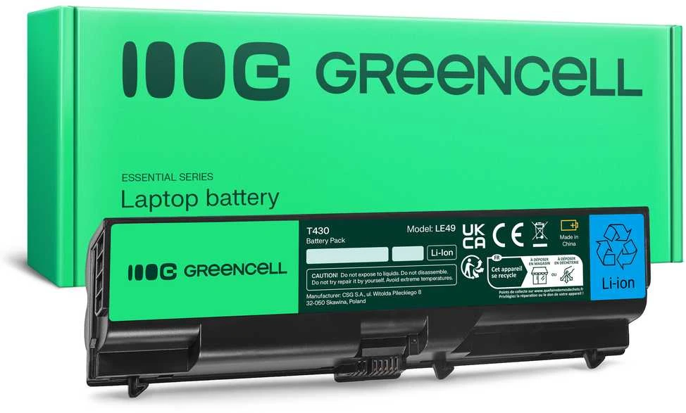 Žalias Cell GREENCELL LE49 Baterija Žalias Cell 42T1005 skirta Lenovo T430 T530 W530