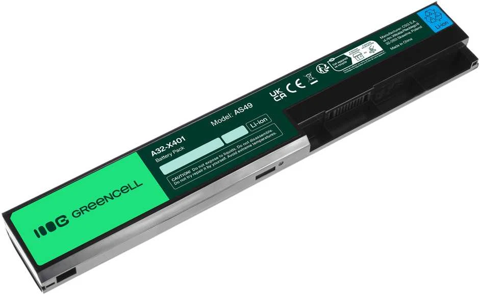 GREENCELL AS49 Baterija Žalias Cell, skirta Asus x301 x401 x501 A32-x401 A42-x401 A41-x401