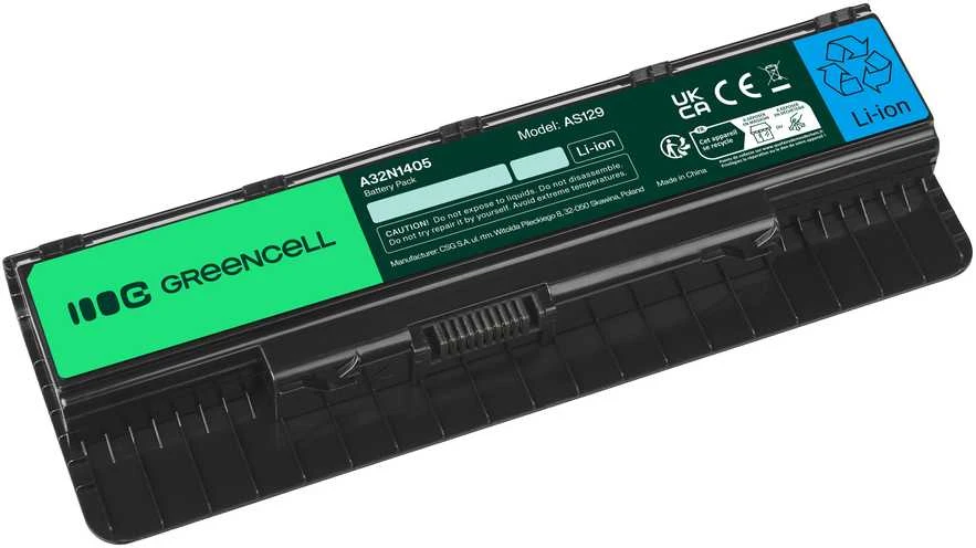 GREENCELL AS129 Bateria Žalias Cell A32N1405 do Asus G551 G551J G551JM G551JW G771 G771J G771
