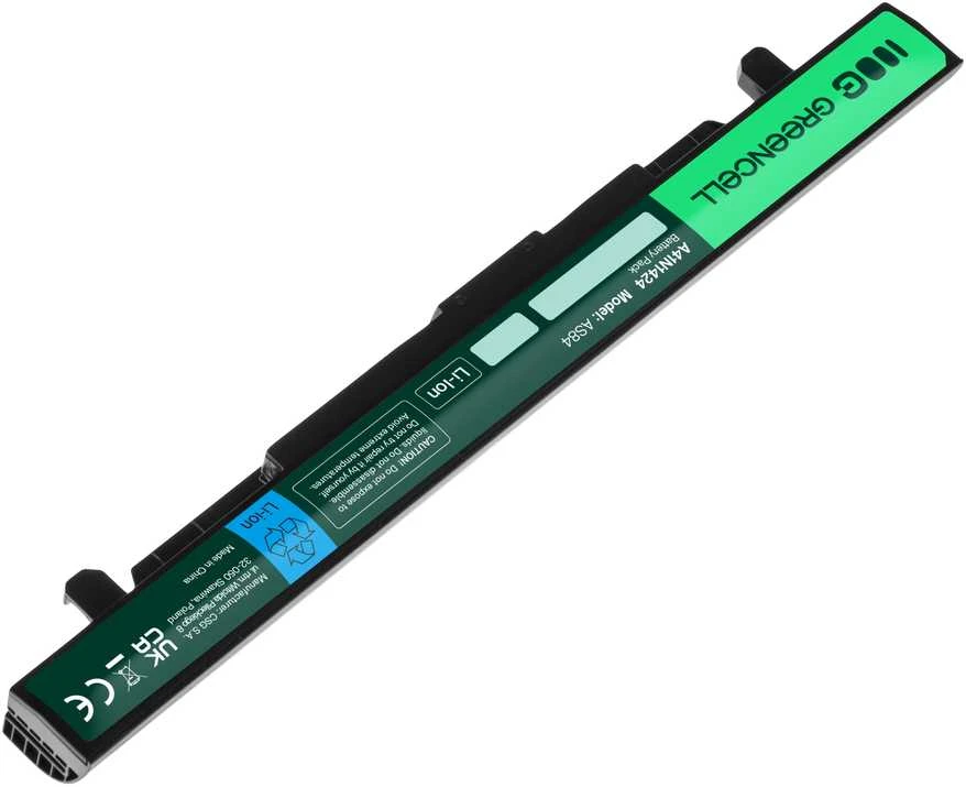 Žalias Cell Baterija Žalias Cell A41N1424 Asus GL552 GL552J GL552JX GL552V GL552VW GL552VX ZX