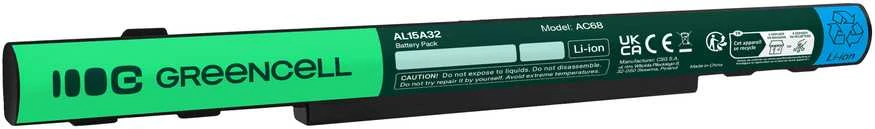 Green Cell Žalias Cell GREENCELL Baterija AL15A32, skirta Acer Aspire E5-573 E5-573G
