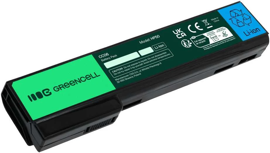 GREENCELL HP50 Baterija Žalias Cell, skirta HP EliteBook 8460p ProBook 6360b 6460b