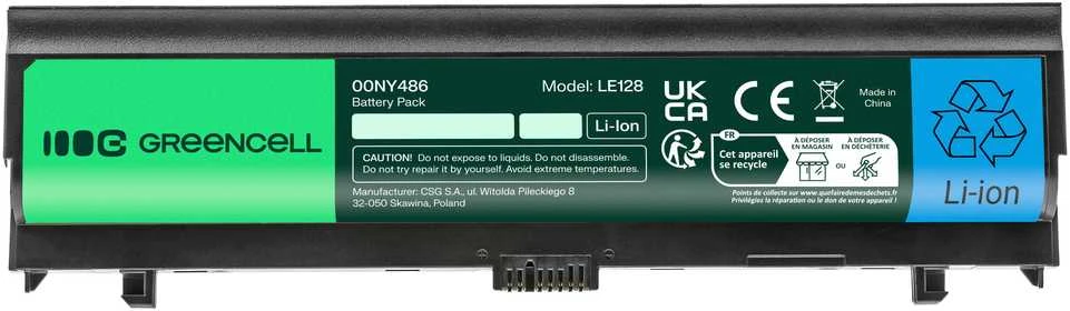 Žalias Cell GREENCELL Baterija, skirta Lenovo ThinkPad L560 L570