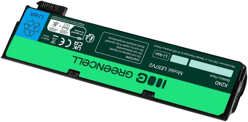 GREENCELL LE57V2 71/5000 Lenovo ThinkPad L450 T440 T450 X240 X250 Žalias Nešiojamas kompiuteris battery