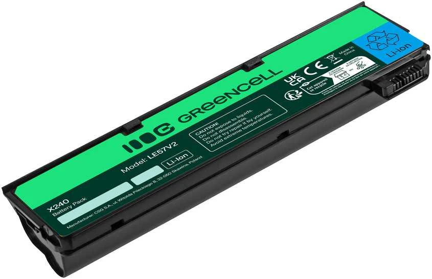 GREENCELL LE57V2 71/5000 Lenovo ThinkPad L450 T440 T450 X240 X250 Žalias Nešiojamas kompiuteris battery