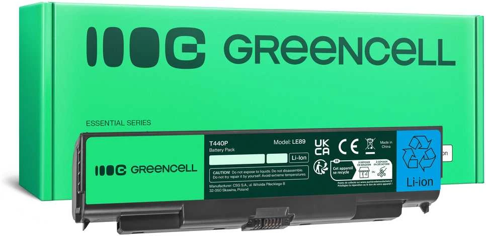 Žalias Cell GREENCELL LE89 Baterija Žalias Cell, skirta Lenovo ThinkPad T440P T540P W540 W541 L440