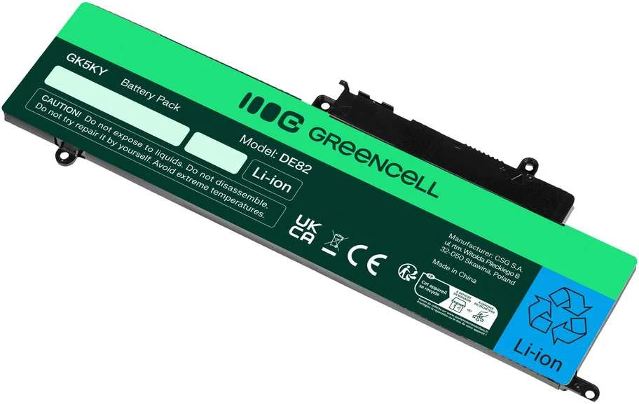 Green Cell Žalias Cell GREENCELL DE82 Baterija Žalias Cell GK5KY skirta Dell Inspiron 11 3147 3148 3152 3153 3157 3158 13 7