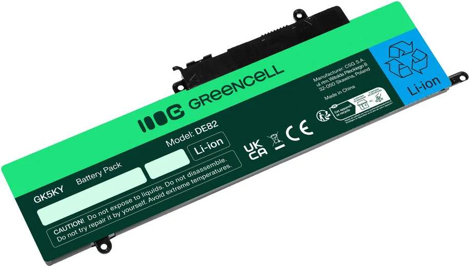 Green Cell Žalias Cell GREENCELL DE82 Baterija Žalias Cell GK5KY skirta Dell Inspiron 11 3147 3148 3152 3153 3157 3158 13 7