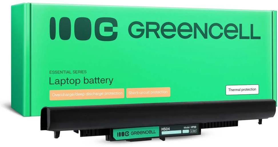 Green Cell Žalias Cell GREENCELL HP88 Baterija Žalias Cell HS04 807957-001 skirta HP 240 245 250 255 G4 14.8V