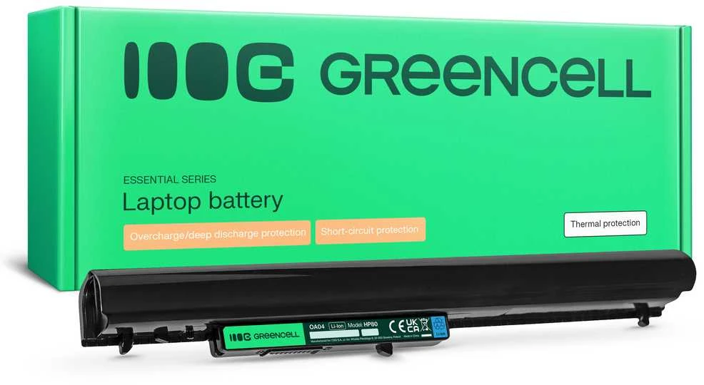 Green Cell Žalias Cell GREENCELL HP80 Baterija Žalias Cell OA04 HSTNN-LB5S skirta HP 14 15, HP Pavilion 14 15, Compaq 14 15