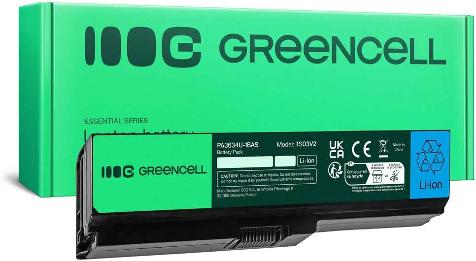 Green Cell Žalias Cell GREENCELL TS03V2 Baterija Žalias Cell PA3634U-1BRS, skirta Toshiba Satellite A660 A665 L650 L650D L655