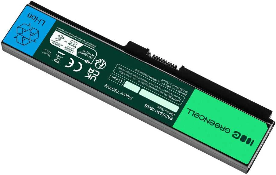 Green Cell Žalias Cell GREENCELL TS03V2 Baterija Žalias Cell PA3634U-1BRS, skirta Toshiba Satellite A660 A665 L650 L650D L655