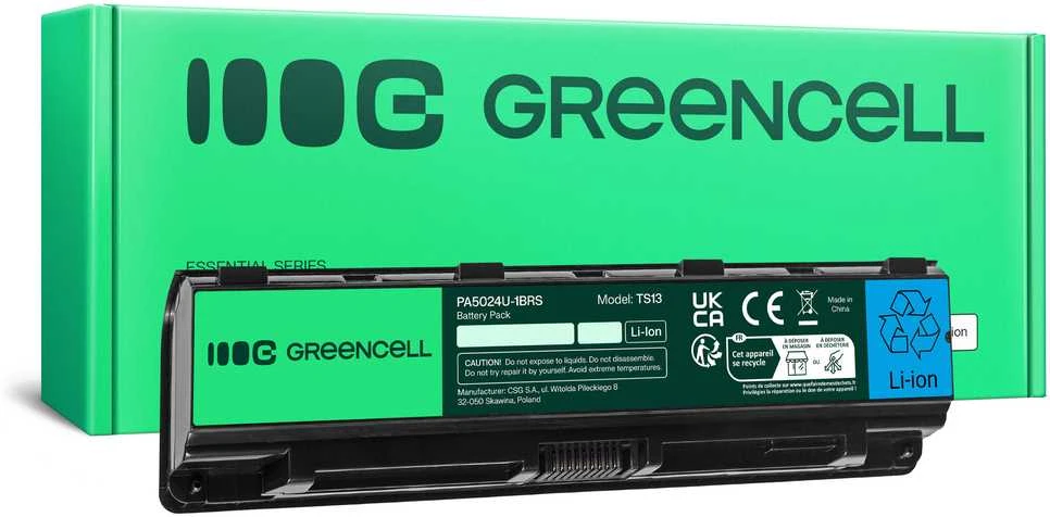 Green Cell Žalias Cell GREENCELL TS13 Baterija Žalias Cell PA5024U-1BRS skirta Toshiba Satellite C850 C850D C855 C870 C875