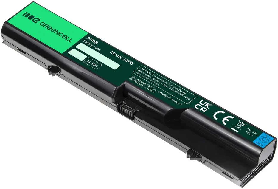 Žalias Cell GREENCELL HP16 Baterija, skirta HP Compaq 320 321 325 326 4320s 4520s