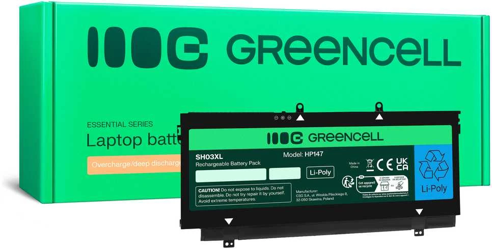 Green Cell Žalias Cell GREENCELL Baterija, skirta HP SH03-3S1P 11.55V 57.9Wh