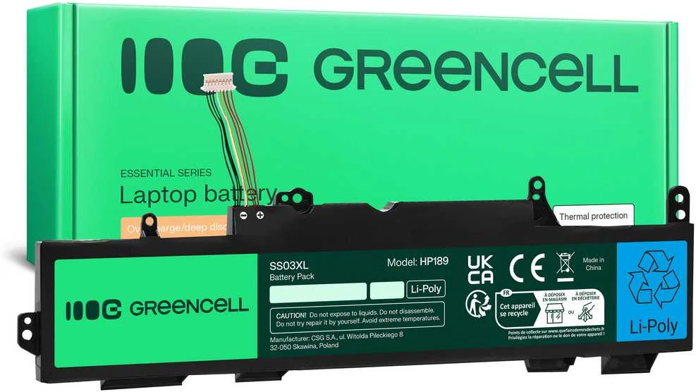 Žalias Cell Bateria Žalias Cell SS03XL do HP EliteBook 735 G5 G6 745 G5 G6 830 G5 G6 836 G5 840 G5 G6 846 G5 G6