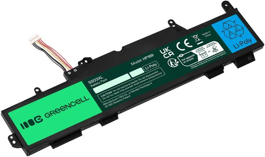 Žalias Cell Bateria Žalias Cell SS03XL do HP EliteBook 735 G5 G6 745 G5 G6 830 G5 G6 836 G5 840 G5 G6 846 G5 G6