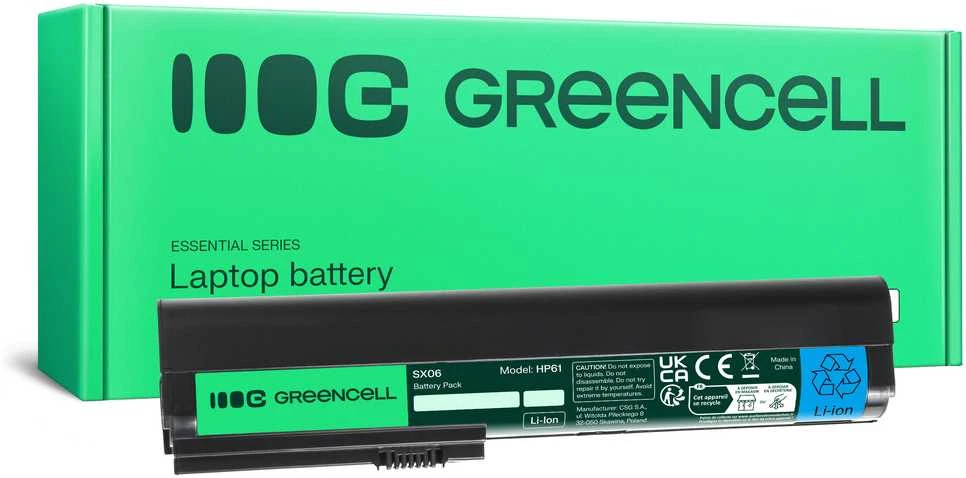 GREENCELL HP61 Baterija Žalias Cell HSTNN-DB2K SX09 SX06 skirta HP EliteBook 2560p 2570p