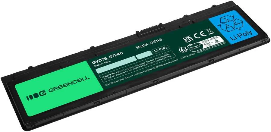Green Cell Žalias Cell GREENCELL DE116 Bateria Žalias Cell WD52H GVD76 do Dell Latitude E7240 E7250