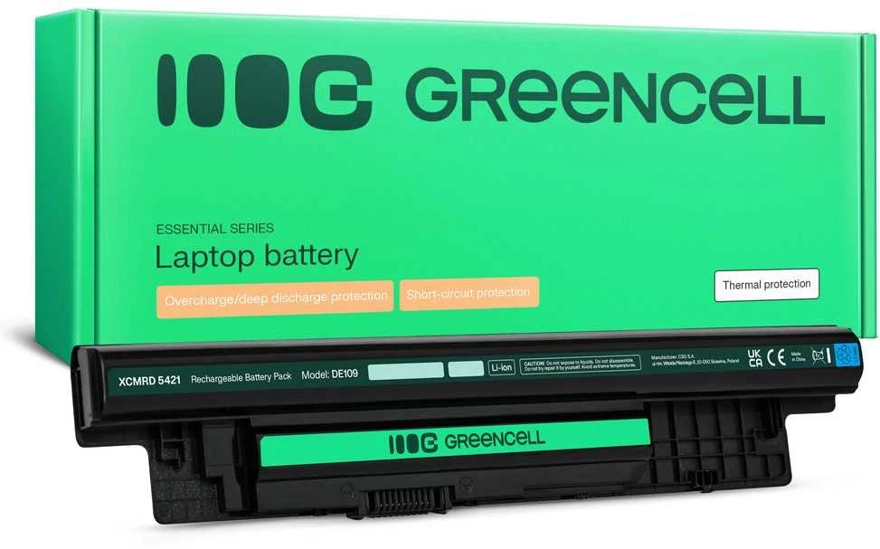 Green Cell Žalias Cell GREENCELL DE109 Baterija XCMRD, skirta Dell Inspiron 15 3521 3537 15R 5521 5535 5537 17 37