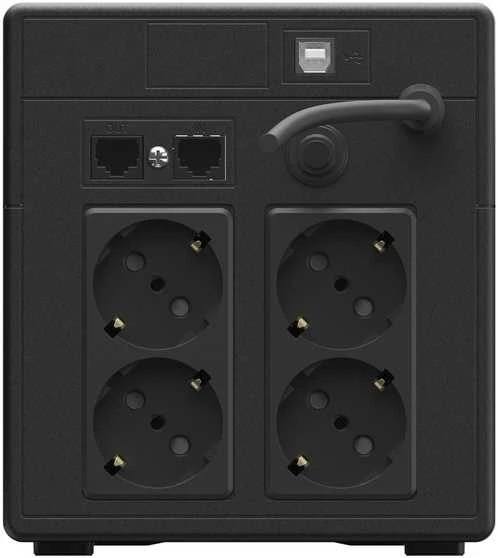 Green Cell Žalias Cell Nepertraukiamo maitinimo šaltinis (UPS) Greencell 750VA 480W PowerProof su LCD ekranu