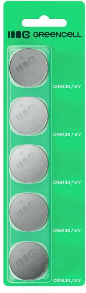 Green Cell CR2430 3V ličio baterijų pakuotė