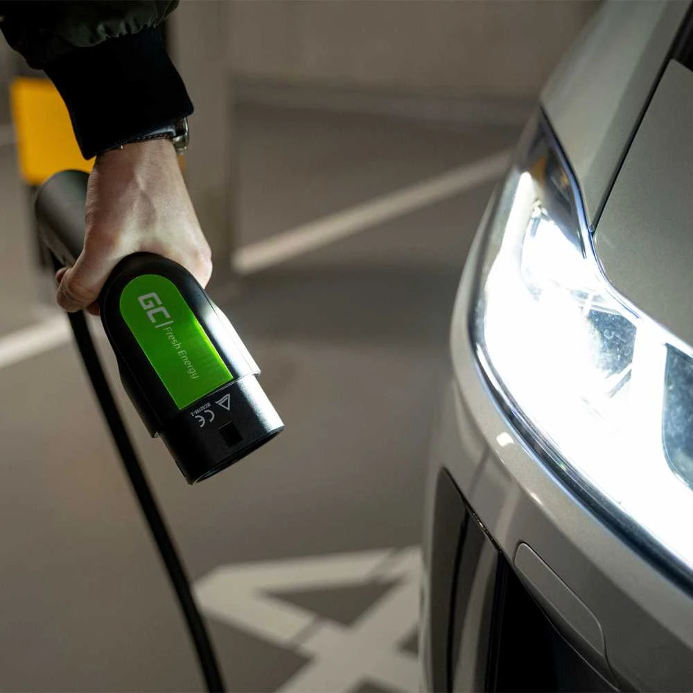 Green Cell Žalias Cell Kabelis Žalias Cell GC Type 2 3.6 kW 5 metrų, skirtas įkrauti EV / PHEV
