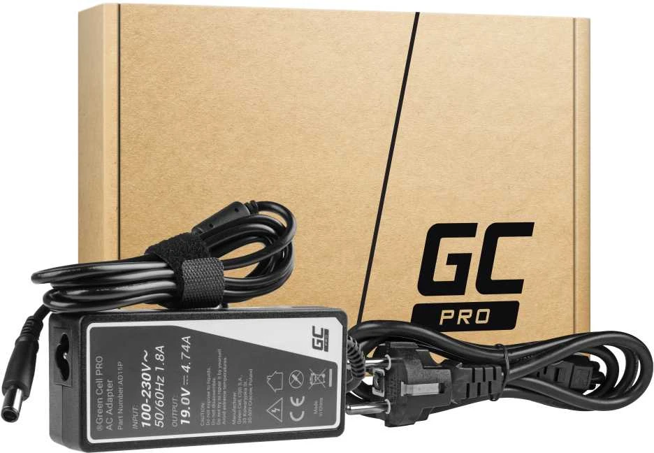 Nešiojamų kompiuterių įkroviklis Greencell AD15P PRO 90W, 19V HP