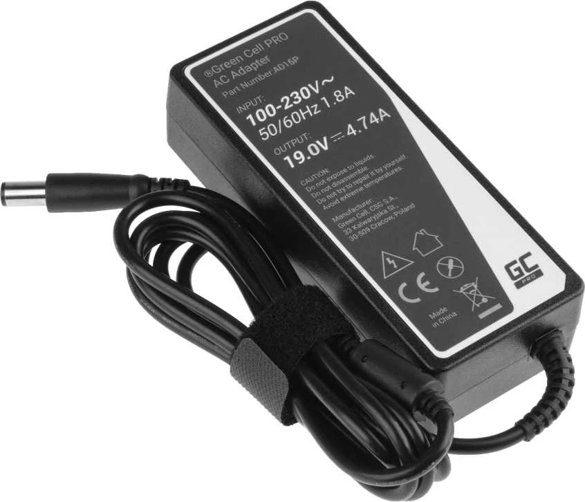 Nešiojamų kompiuterių įkroviklis Greencell AD15P PRO 90W, 19V HP