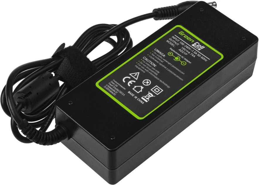 Žalias Cell GREENCELL AD21P Žalias Cell Pro įkroviklis / kintamosios srovės adapteris, skirtas Samsung 90W 19V 4.74A 5.5mm-3.0mm