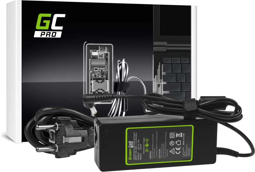 Nešiojamų kompiuterių įkroviklis Greencell AD02P PRO 90W 19V Acer