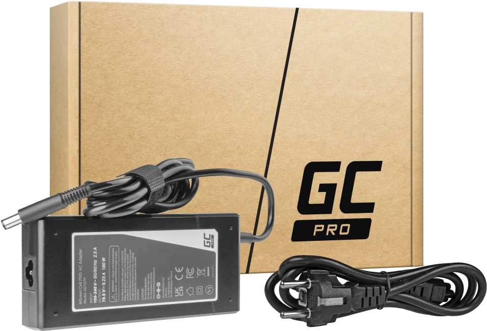 Green Cell Žalias Cell Nešiojamojo kompiuterio įkroviklis Žalias Cell PRO 19.5V 9.23A 180W Dell Latitude E5510 E7240