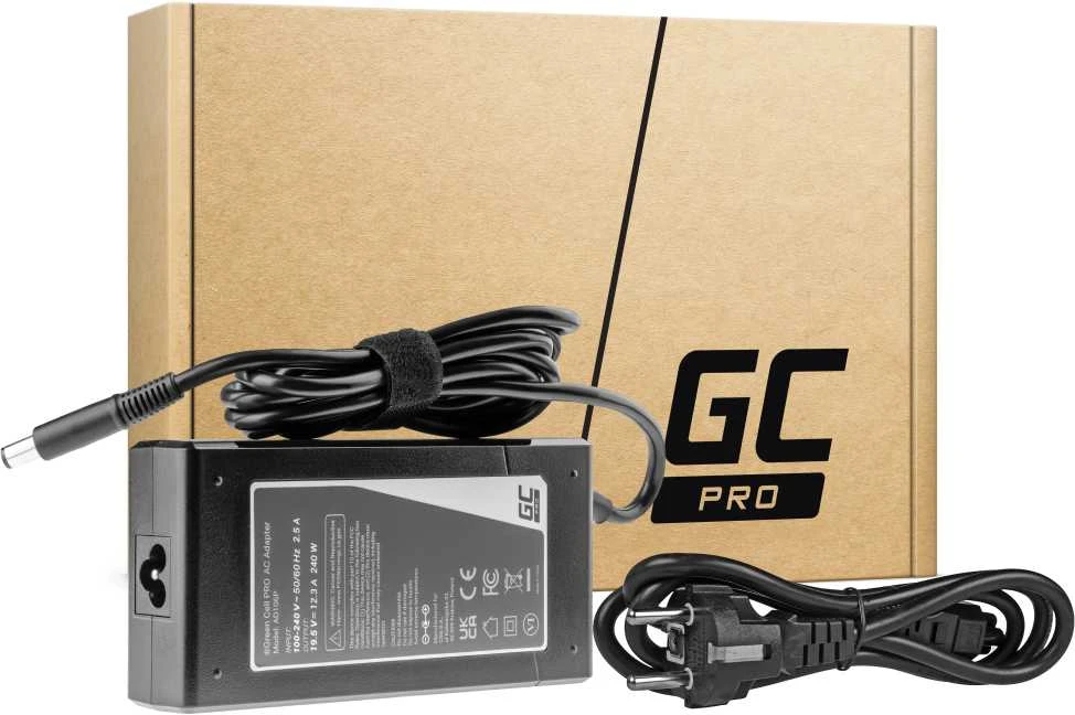 Green Cell Žalias Cell Nešiojamojo kompiuterio įkroviklis Žalias Cell PRO 19.5V 12.3A 240W Dell Precision 7510 7710 M