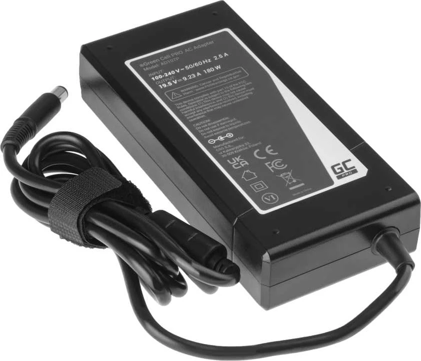 Green Cell Žalias Cell Nešiojamojo kompiuterio įkroviklis Žalias Cell PRO 19.5V 9.23A 180W Dell Latitude E5510 E7240