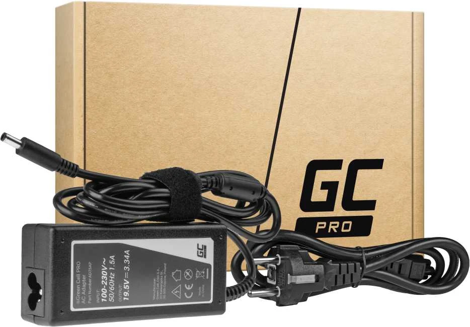 Nešiojamų kompiuterių įkroviklis Greencell AD75AP PRO 65W 19.5V Dell Inspiron