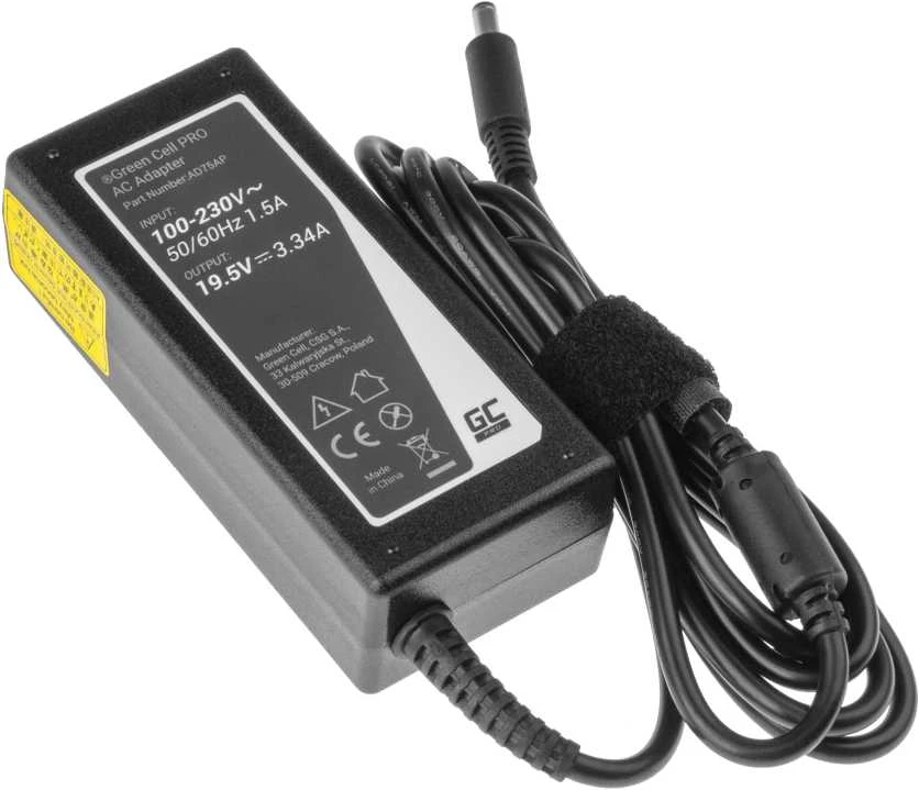 Nešiojamų kompiuterių įkroviklis Greencell AD75AP PRO 65W 19.5V Dell Inspiron