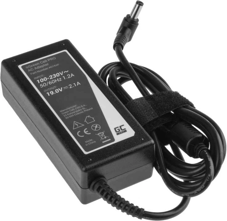 Žalias Cell Žalias Cell PRO nešiojamojo kompiuterio įkroviklis skirtas Samsung NP300U NP530U3B-A01 NP900 19V 2.1A