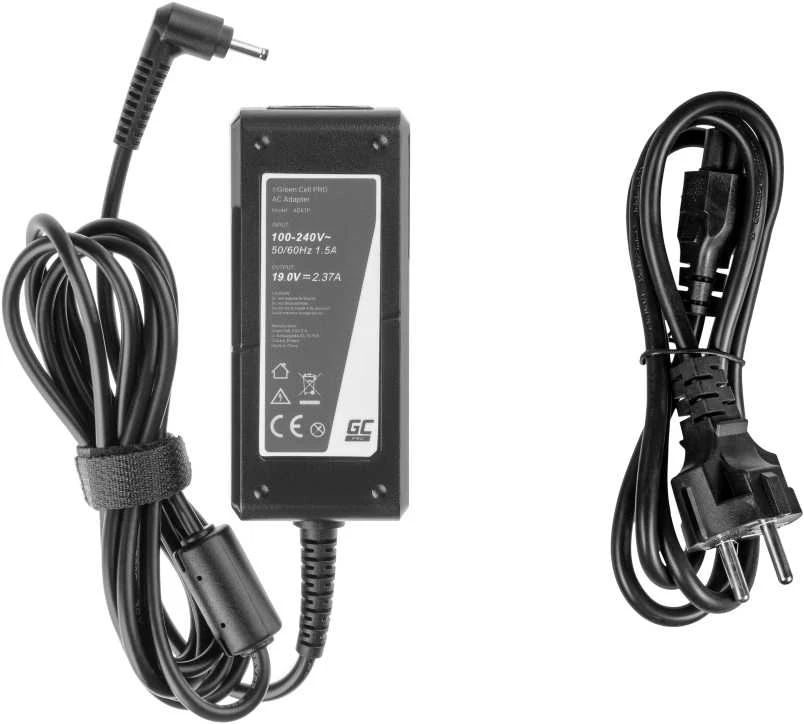 Žalias CELL Charger AC Adapteris Asus 45W / 19V 2.37A / 3.0-1.1mm