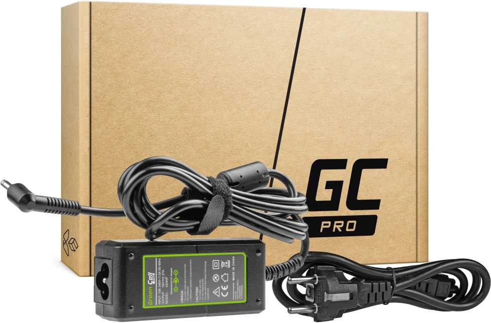 GREENCELL AD40P Žalias Cell PRO 19V 2.37A 45W maitinimo įkroviklis, skirtas Asus R540 X200C X200M X201