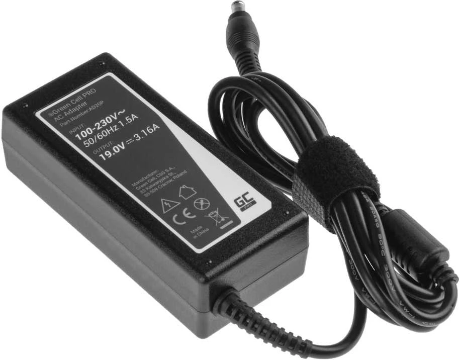 Nešiojamų kompiuterių įkroviklis Greencell AD20P PRO 60W 19V Samsung