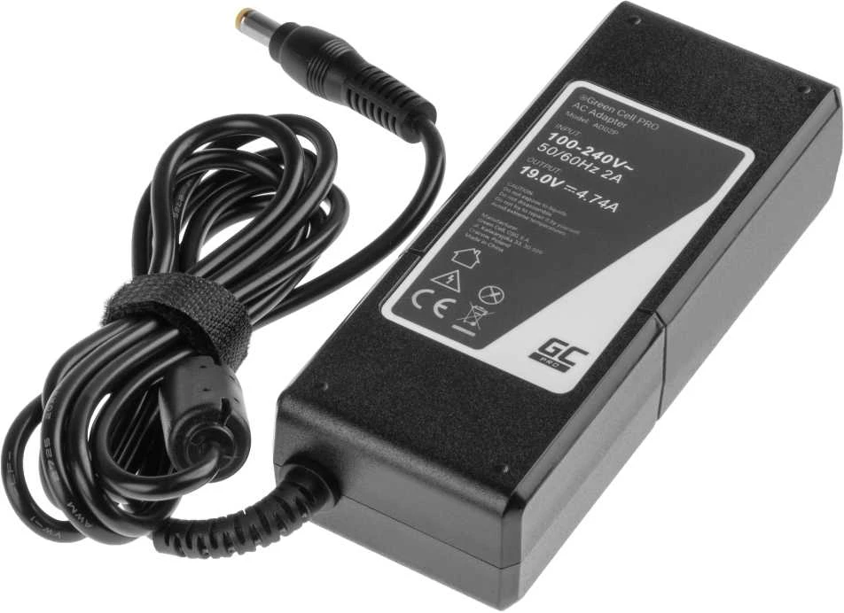 Nešiojamų kompiuterių įkroviklis Greencell AD02P PRO 90W 19V Acer