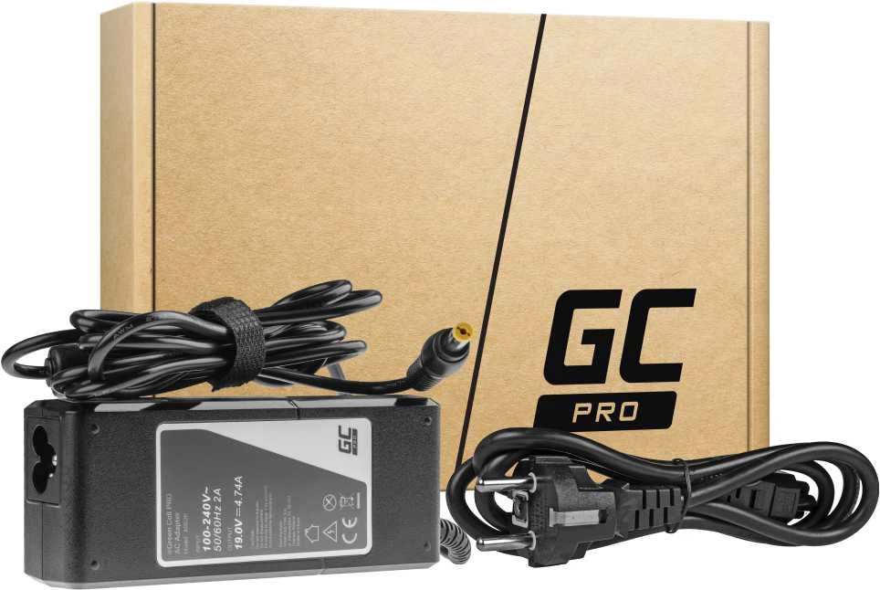 Nešiojamų kompiuterių įkroviklis Greencell AD02P PRO 90W 19V Acer
