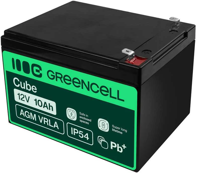Green Cell Žalias Cell Žalias CELL Baterija AGM VRLA 12V 10Ah