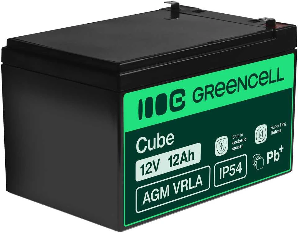 Žalias Cell Žalias CELL Baterija AGM 12V12AH
