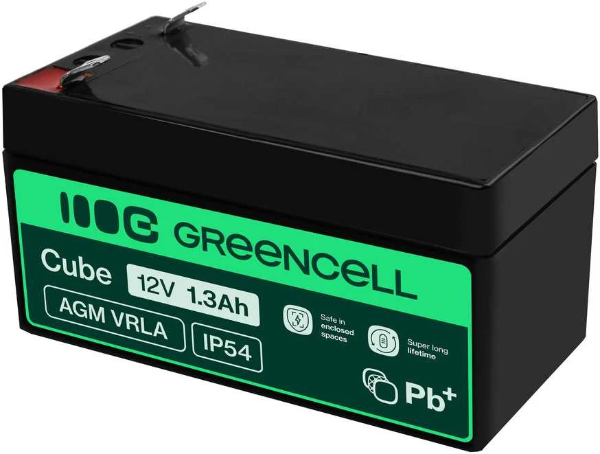 Green Cell Žalias Cell Žalias Cell AGM VRLA akumuliatorius 12V 1.3Ah